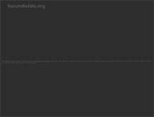 Tablet Screenshot of burundistats.org